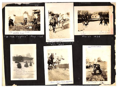 1934 - WLP cottage, lake, and water line construction.jpg